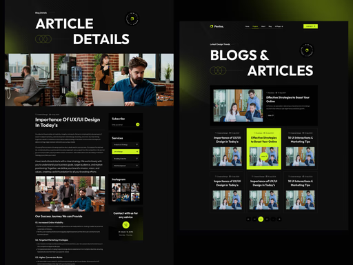 Article details blog tile