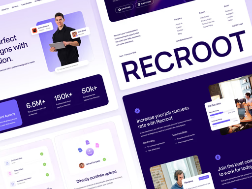 RECRO portfolio template