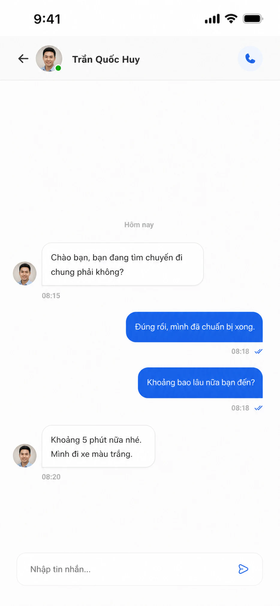 Phát triển ứng dụng di động SoftBuild Giao diện app Nivora Connect góc trái xa