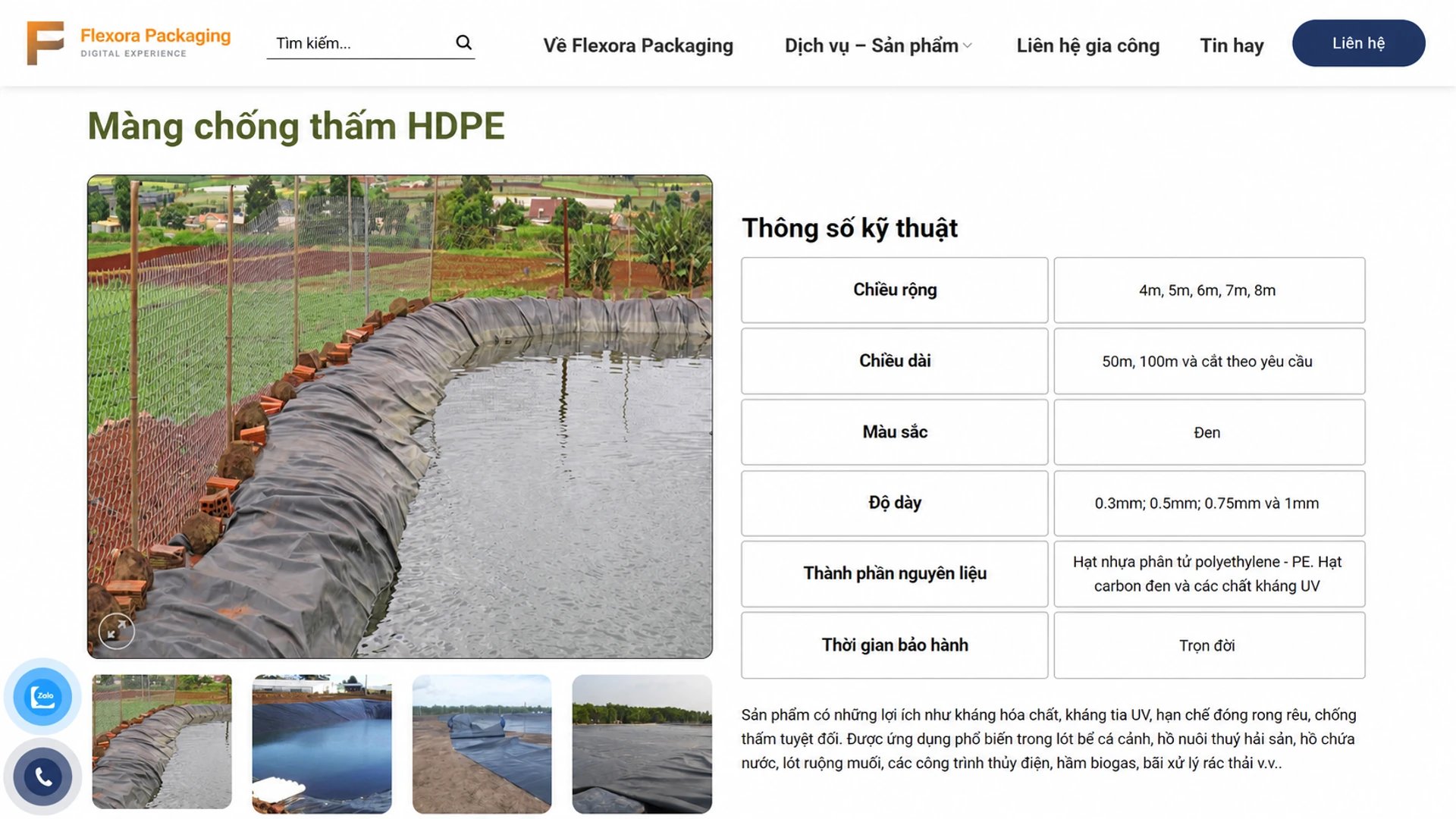 Giao diện website chuyên nghiệp - SoftBuild Giao diện website dự án mẫu 3 - Thiết kế bởi SoftBuild