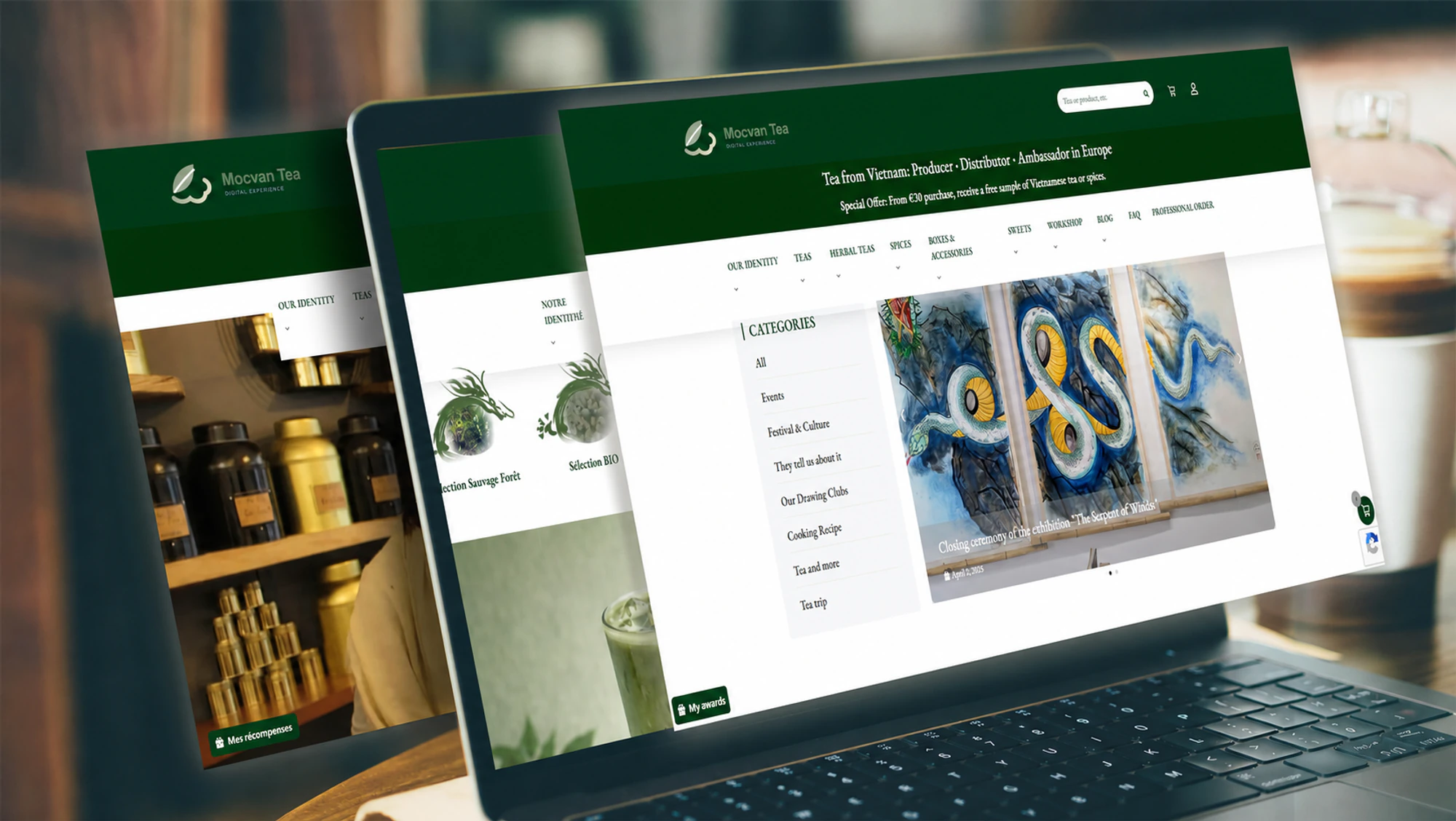 giao diện Mocvan Tea – case study giao diện Mocvan Tea – case study