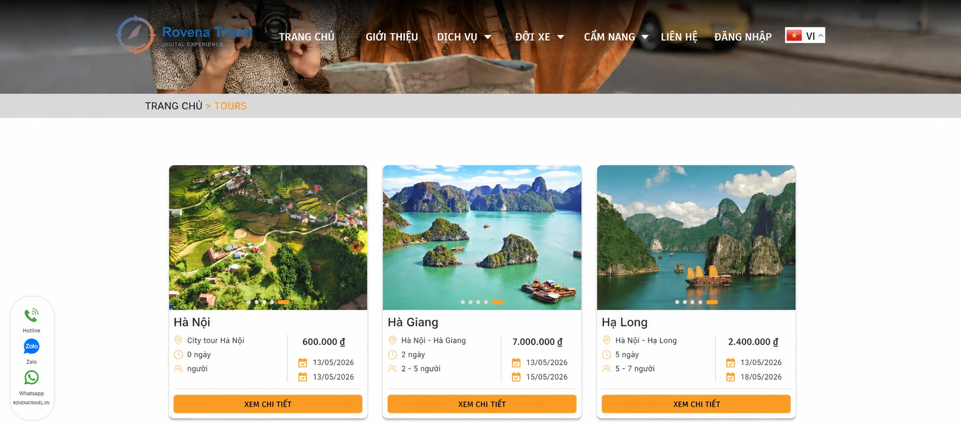 Giao diện dự án 10