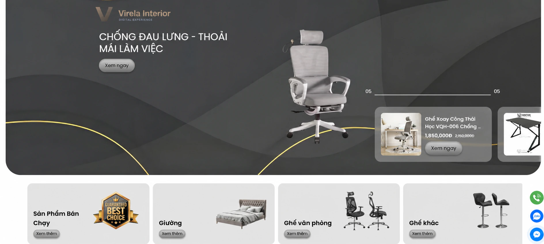 Giao diện dự án 1